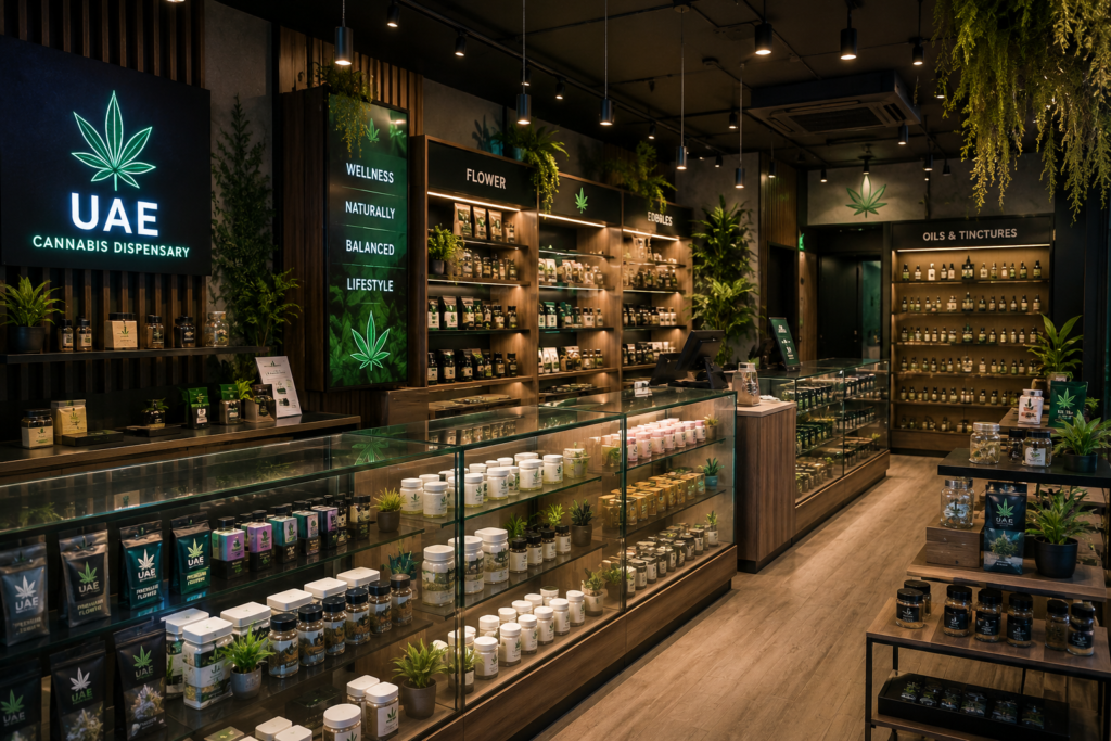 Cannabis shop in UAE